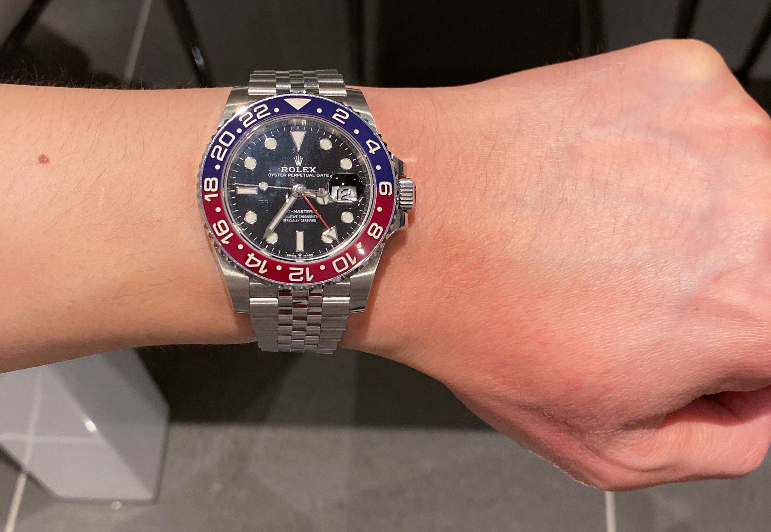 Rolex coke hotsell gmt jubilee