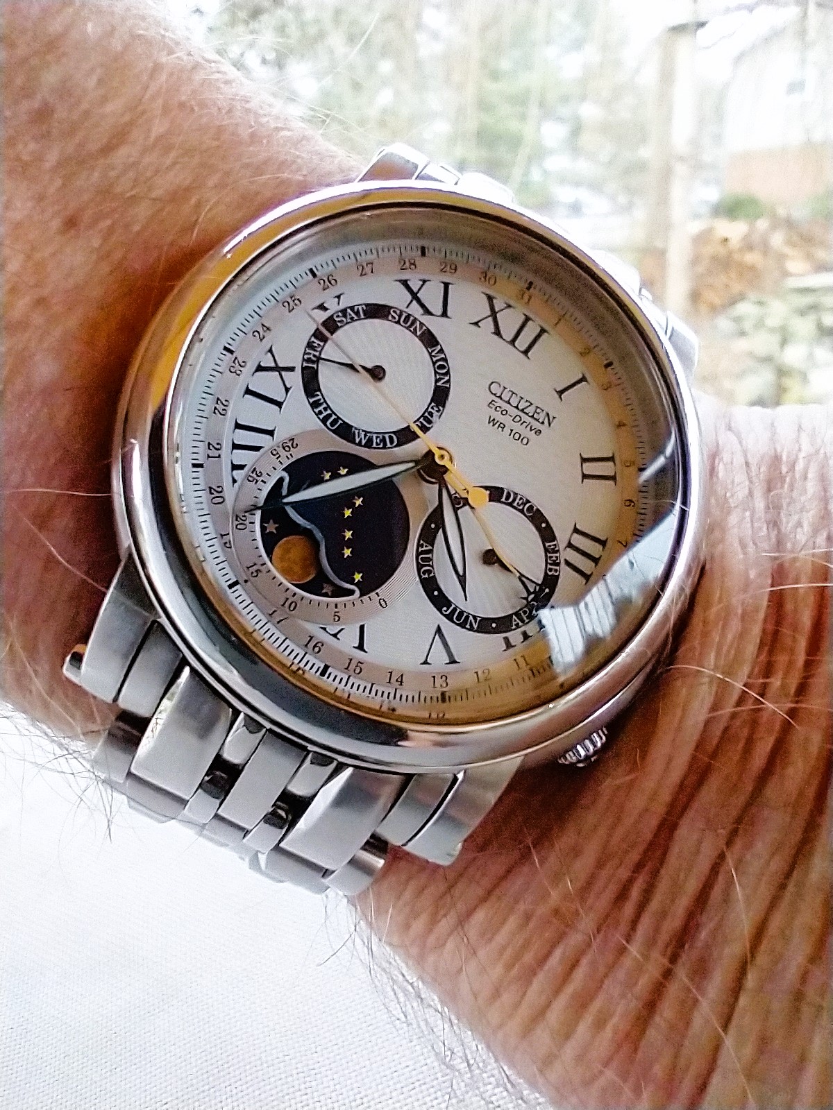 Citizen eco drive hot sale moon phase